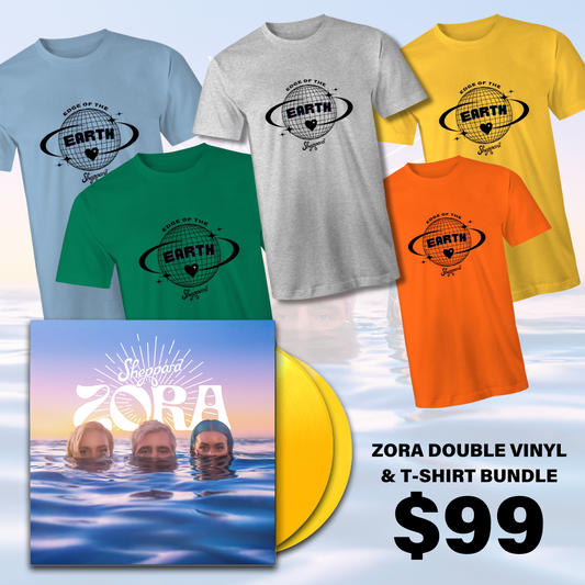 Zora Double Vinyl & Edge of the Earth T-Shirt