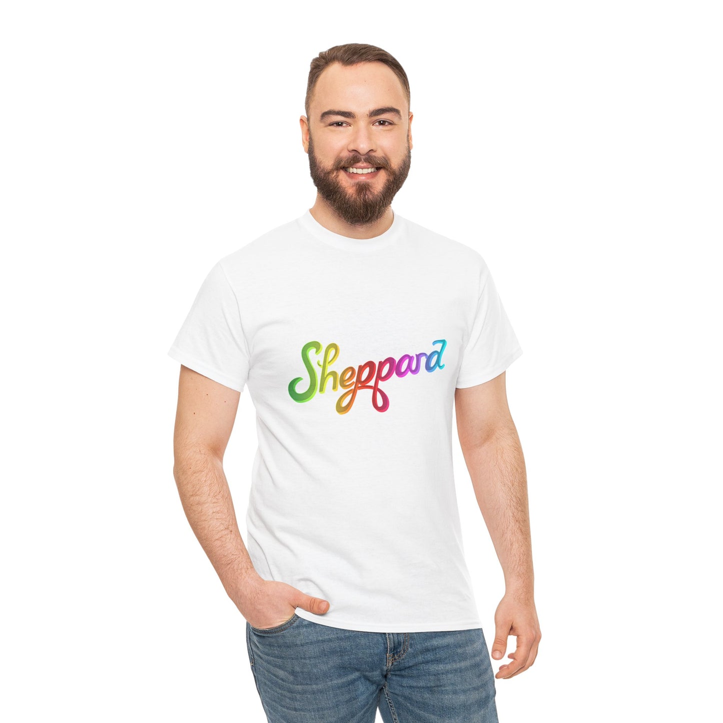 Sheppard Rainbow Logo T-Shirt (Fast Delivery)