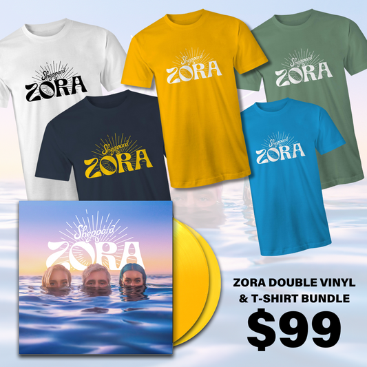 Zora Double Vinyl & Zora Logo T-Shirt Bundle