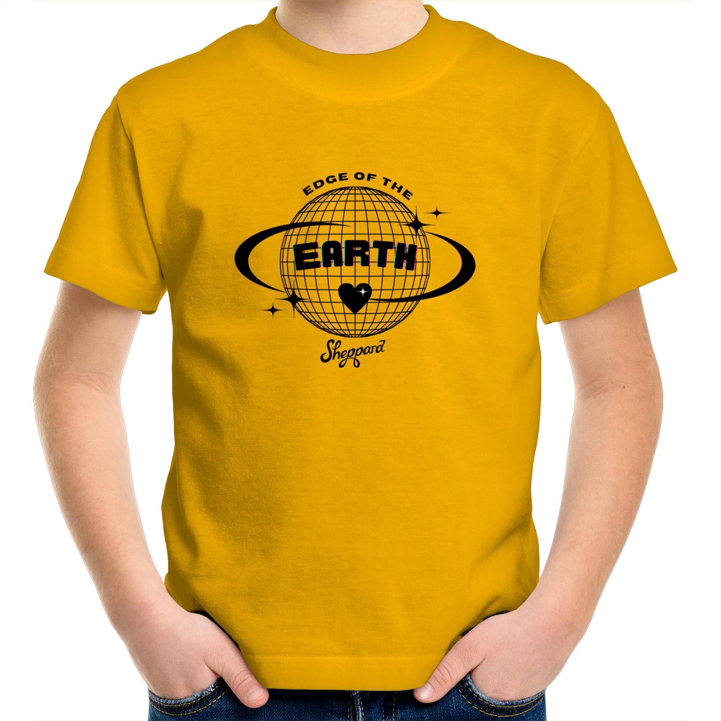 Edge of the Earth Kids T-Shirt