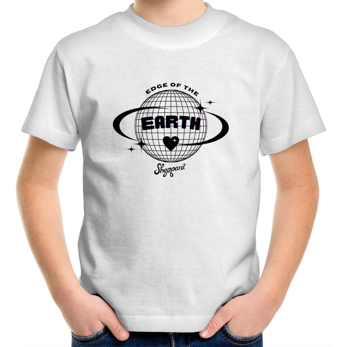 Edge of the Earth Kids T-Shirt