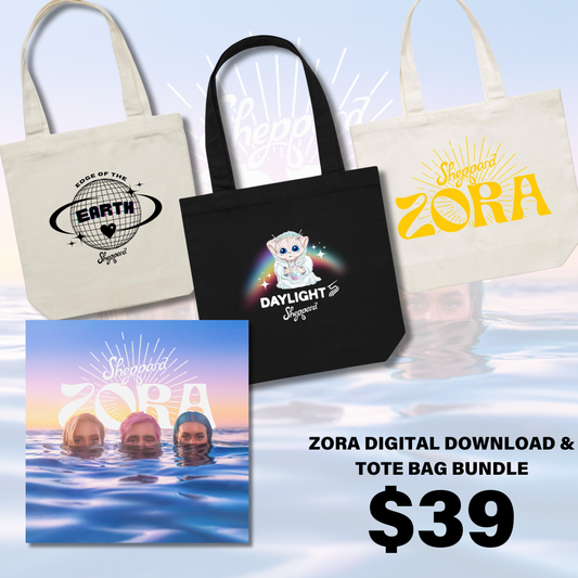 Zora Digital Download (MP3) & Daylight (Harold) Tote Bag Bundle