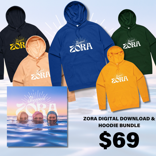 Zora Digital Download (MP3) & Zora Logo Hoodie Bundle