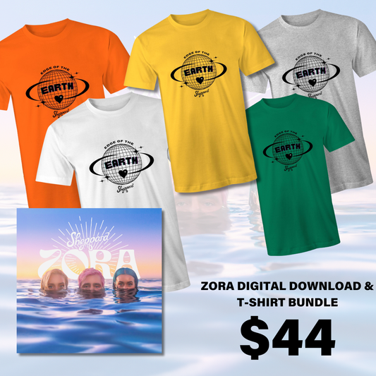 Zora Digital Download (MP3) & Edge of the Earth T-Shirt Bundle